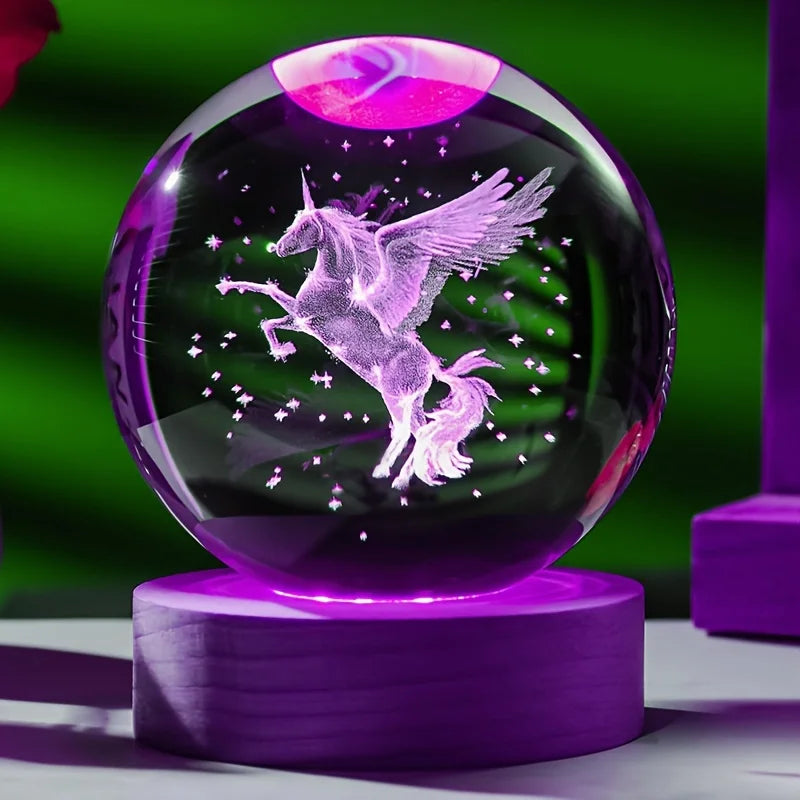 Unicorn Crystal Ball LED